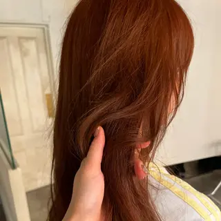 ロング カラー 暖色/ベージュ mikuのヘアスタイル