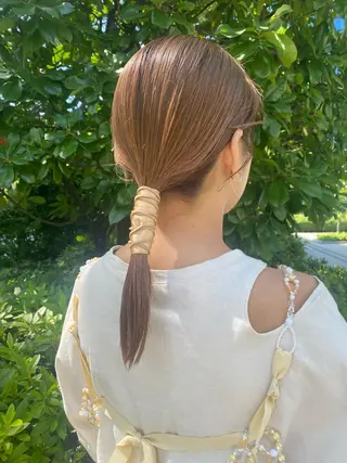 セミロング 似合わせ大得意美容師 .Haruka.のヘアスタイル