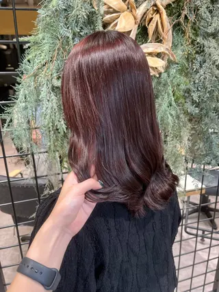 カラー ウルフ.クロスパーマ 🖤RYOKAのヘアスタイル