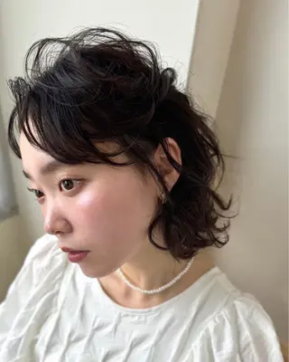 ヘアアレンジ Yurika🕯️ 透明感カラー/ボブのヘアスタイル