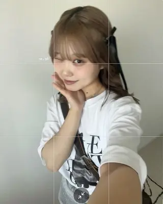 セミロング 卒業式ヘアセット🎀 ヘアアレンジのヘアスタイル