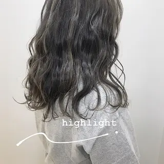 セミロング カラー riho/ブリーチ/ デザインカラー/辻堂のヘアスタイル