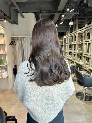 ロング カラー KURO/韓国ヘア /レイヤーカットのヘアスタイル