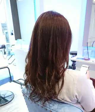 ロング パーマ 小林 伸行のヘアスタイル