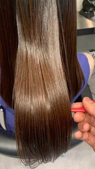 ロング カラー パーマ 🌈艶髪/髪質改善 新宿itouのヘアスタイル