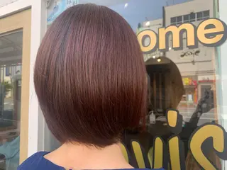 ショート カラー パーマ ヘアアレンジ メンズ キッズ ネイル マツエク・マツパ アイブロウ 🤍韓国風/艶髪🤍 鳥越美羽のヘアスタイル