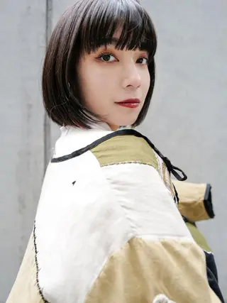 ミディアム カラー ヘアアレンジ cecil hair 難波店所属・髪質改善透明感カラー /SHOGO☀️のヘアスタイル