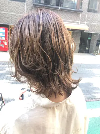 ミディアム ♡Eleanor大宮 aya♡のヘアスタイル