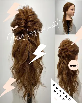 ヘアアレンジ 長津 健一郎のヘアスタイル