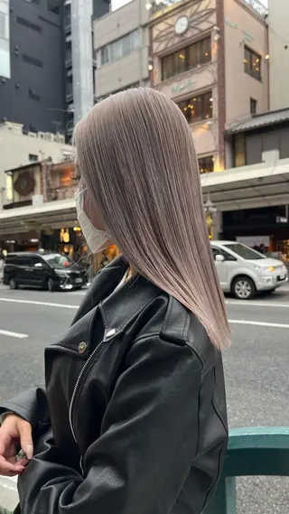 セミロング カラー s.sweet NACHIKAのヘアスタイル