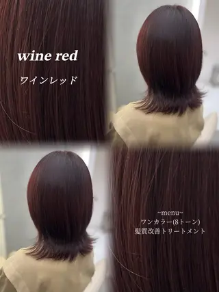 ミディアム 阿倍野/髪質改善/ 花木 景のヘアスタイル