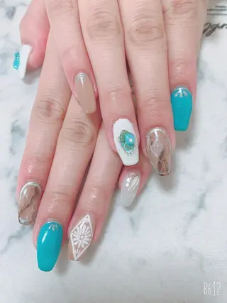 ネイル 🌙🫧CHARME (RUKA)🦋🫧のネイルデザイン