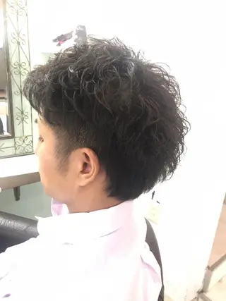パーマ メンズ R ri R takagiのヘアスタイル