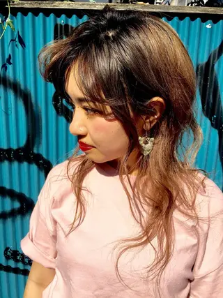 セミロング カラー SALOWIN me＋店所属・半個室サロン🫧 ササキアヤカのヘアスタイル