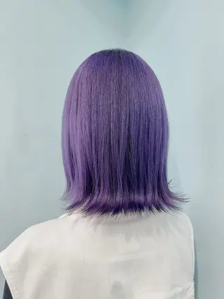 セミロング カラー 💕ブリーチ/ヘアメ 🎀YUUKAのヘアスタイル