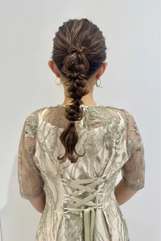 セミロング ヘアアレンジ ヘアアレンジ支持率 No.1🥇RIKOのヘアスタイル