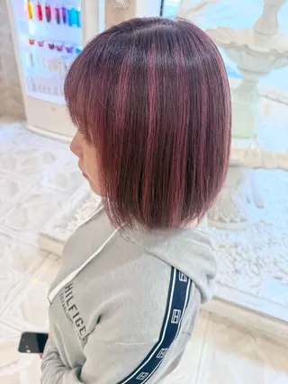 ミディアム 本田 春音のヘアスタイル