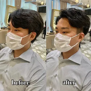 ショート カラー パーマ ヘアアレンジ メンズ キッズ ネイル マツエク・マツパ アイブロウ 《褒められる》 透明感カラー/小嶋のヘアスタイル