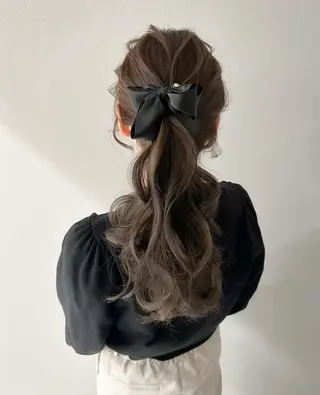 ロング カラー ヘアアレンジ autre所属・大久保 ひでなりのヘアスタイル