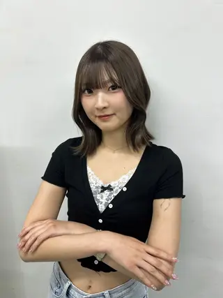 ミディアム 🫧うる艶透明感🫧 RION🫧横浜🫧のヘアスタイル