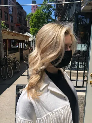 セミロング カラー S.MASTARD所属・TAKA ♦︎bridge♦︎のヘアスタイル