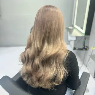 ロング ❤️‍🔥シールエク ＋カラー京❤️‍🔥のヘアスタイル