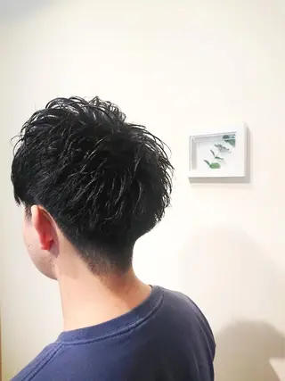 ショート パーマ メンズ ◎モチマル チアキ◎のヘアスタイル