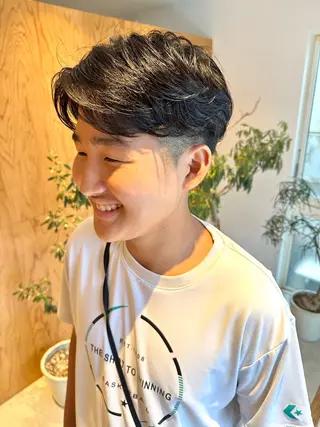 ショート パーマ メンズ メンズパーマ達人/ フェード/イツキのヘアスタイル