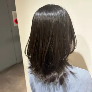 セミロング カラー ヘアアレンジ 👒oikawa kaede🍃のヘアスタイル