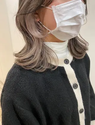 セミロング erika /韓国ヘアのヘアスタイル