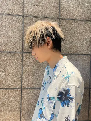 カラー メンズ 福岡美容室【pia】 タイヘイのヘアスタイル