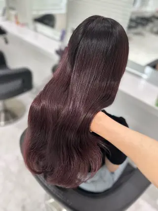 ミディアム カラー ♡上品韓国髪♡ブラ ウン/SAYATOのヘアスタイル