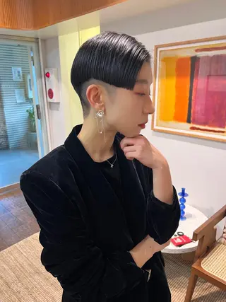 ショート masa/ボブ特化/ ぷつっとボブのヘアスタイル