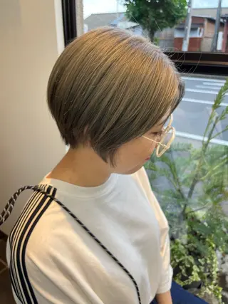 ショート カラー 【ショートボブ🤎】 YU-KAのヘアスタイル
