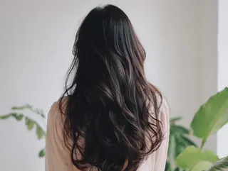 パーマ セミロング 笠原 一唆のヘアスタイル