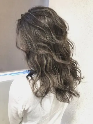 セミロング カラー amie 大森駅店 【アミ】のヘアスタイル