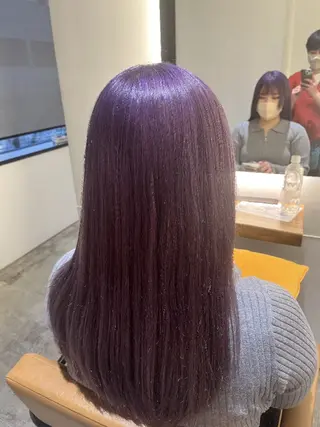 ロング カラー 中野渡 真利那のヘアスタイル