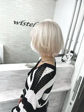 ミディアム wistell渋谷所属・🌠ルイ🌠 ブリーチモデル募集中のヘアスタイル