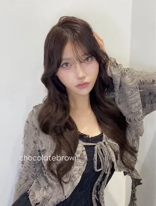 ロング カラー 似合わせ艶カラー ❤︎.*リコ❤︎.*のヘアスタイル