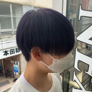 ショート カラー メンズ Lit.富士 久保田風太のヘアスタイル