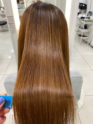 パーマ 中村/艶カラー/ハイ ライト/髪質改善のヘアスタイル