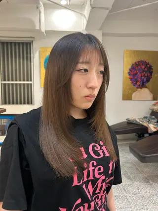 ロング 透明感カラー🪽 mioのヘアスタイル