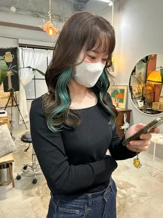 ロング 問屋町chapter 日笠快生のヘアスタイル