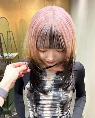 カラー 心斎橋ハイトーン/ カノンのヘアスタイル