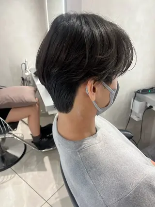 パーマ メンズ メンズセンターパート 🇰🇷wakanaのヘアスタイル