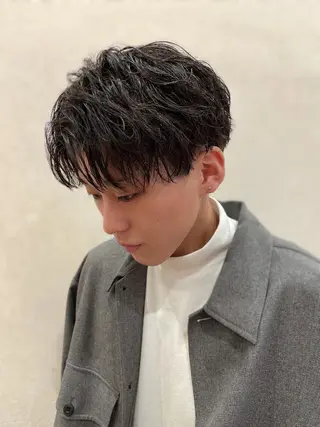 ショート パーマ メンズ i.+sapporo所属・ショート/レイヤー /札幌/小山内のヘアスタイル