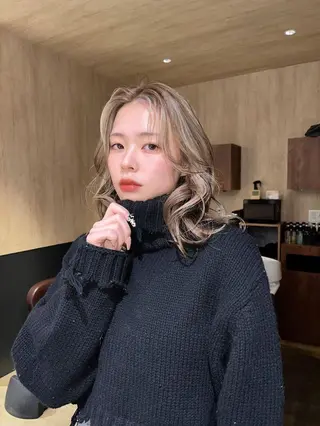 セミロング カラー 産休中です 艶カラー♡オカのヘアスタイル