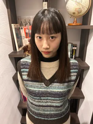 セミロング 大人ヘア/ナチュラル 杉野望雄のヘアスタイル