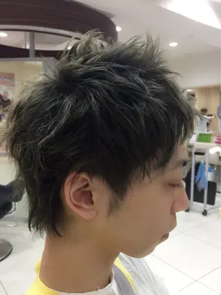 ショート カラー メンズ 永井 大希のヘアスタイル