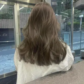 カラー Mei /オリーブ カラー/アレンジのヘアスタイル